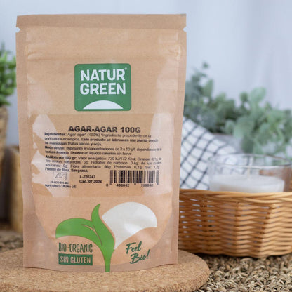 Agar Agar Bio en poudre NaturGreen 100 g