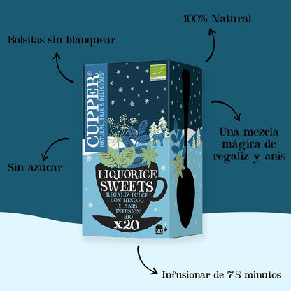 Infusión Winter Liquorice Bio Cupper 20 bolsitas