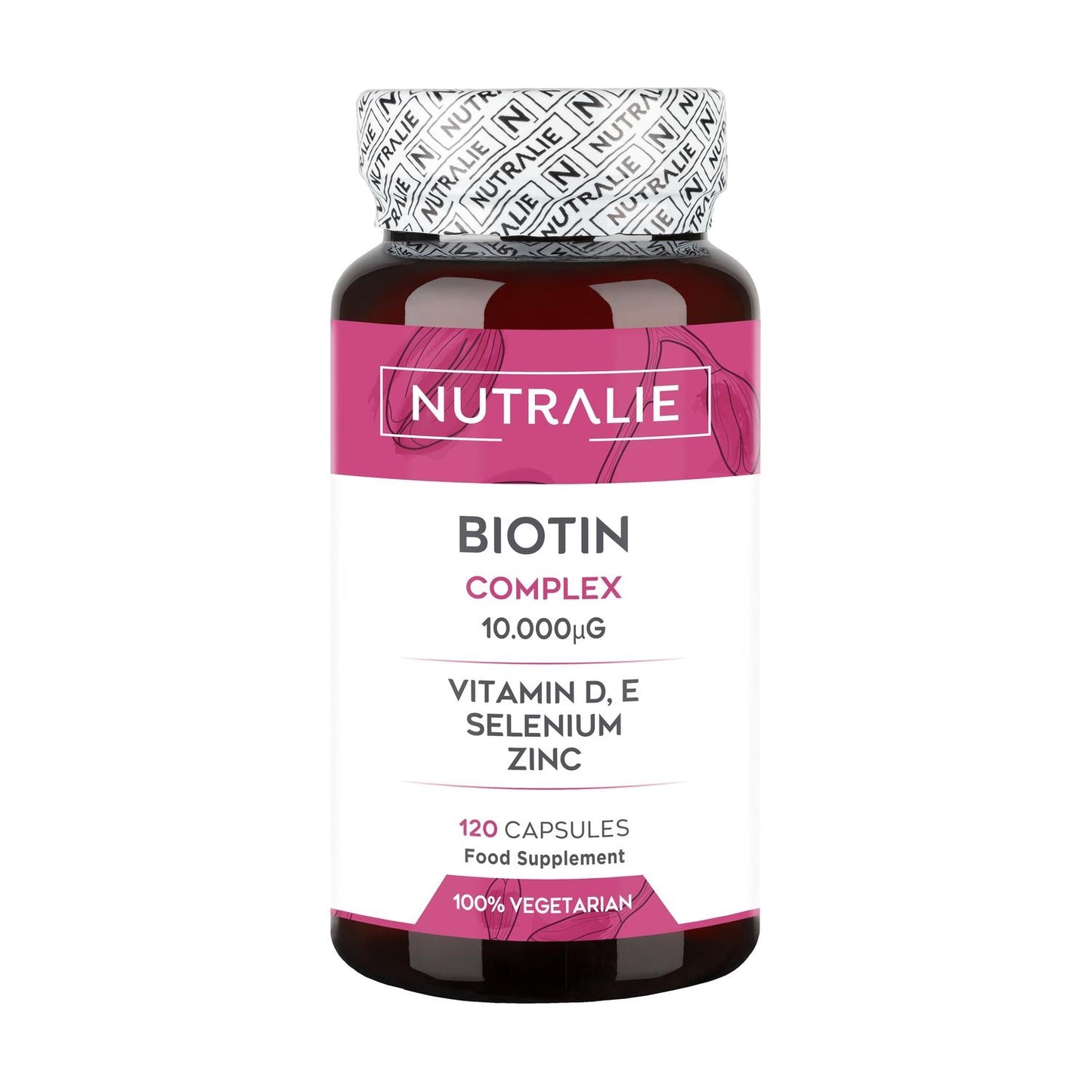 Nutralie Biotina complex 10000 mcg capelli, pelle, unghie, 120 capsule