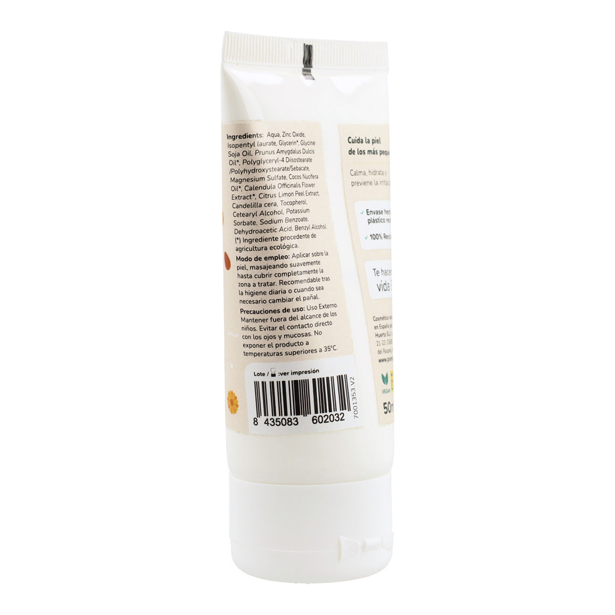 Zestaw nawilżający dla niemowląt krem pod pieluszkę + balsam nawilżający Planeta Huerto