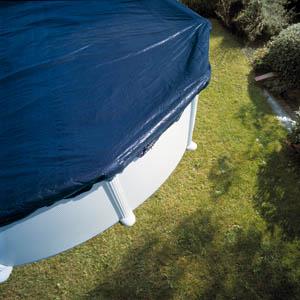 Winter pool cover Ø 380 cm Gre