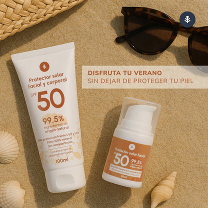Crème solaire 100 % minérale SPF50 Planeta Huerto 100 ml