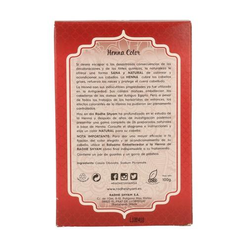 Kupferbraune Haarfarbe Henna-Pulver Radhe Shyam 100 g