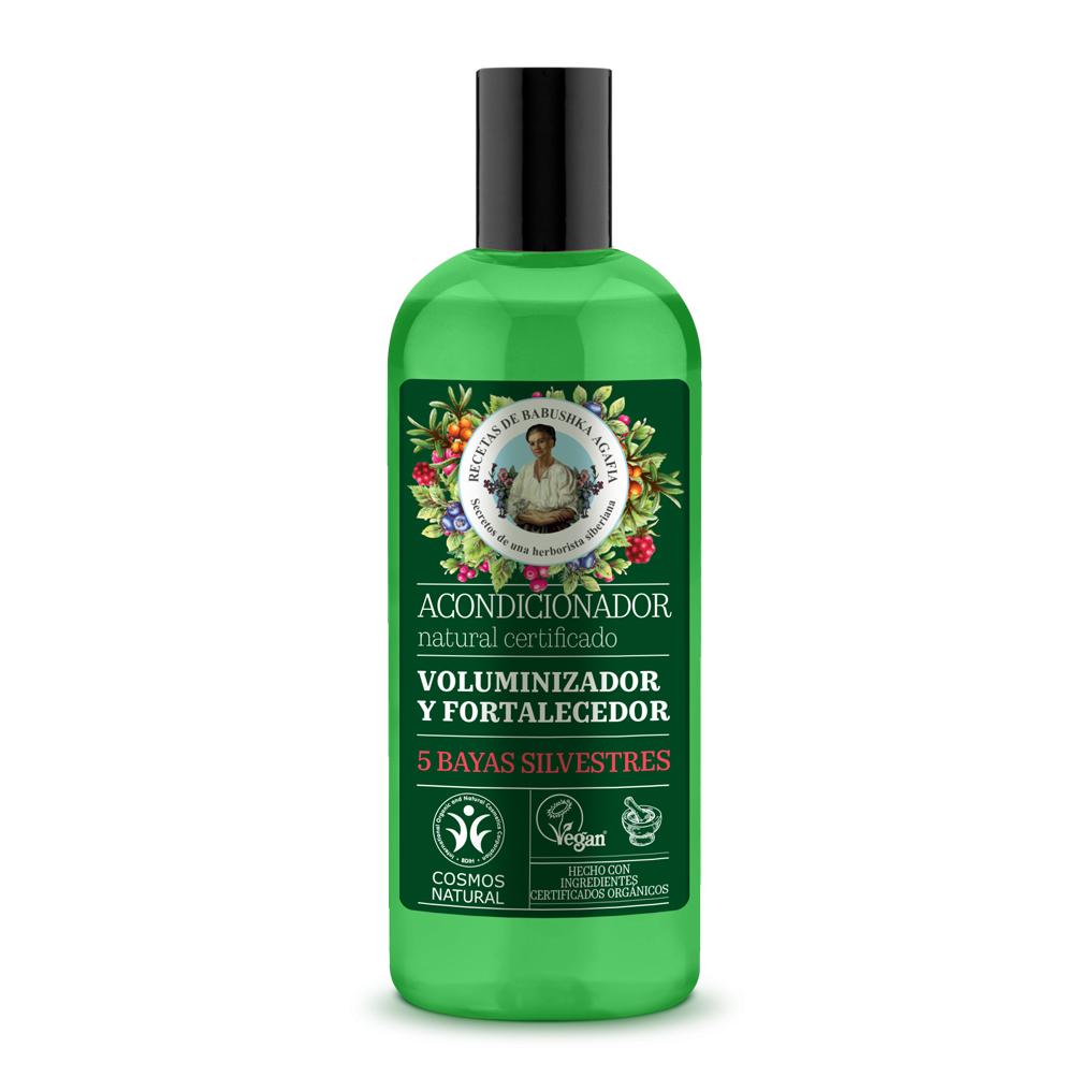 Agafia Natura Siberica Certified Natural Volumising and Strengthening Hair Conditioner, 260 ml