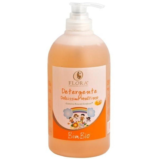 Gel doccia biologico per bambini Flora  500 ml