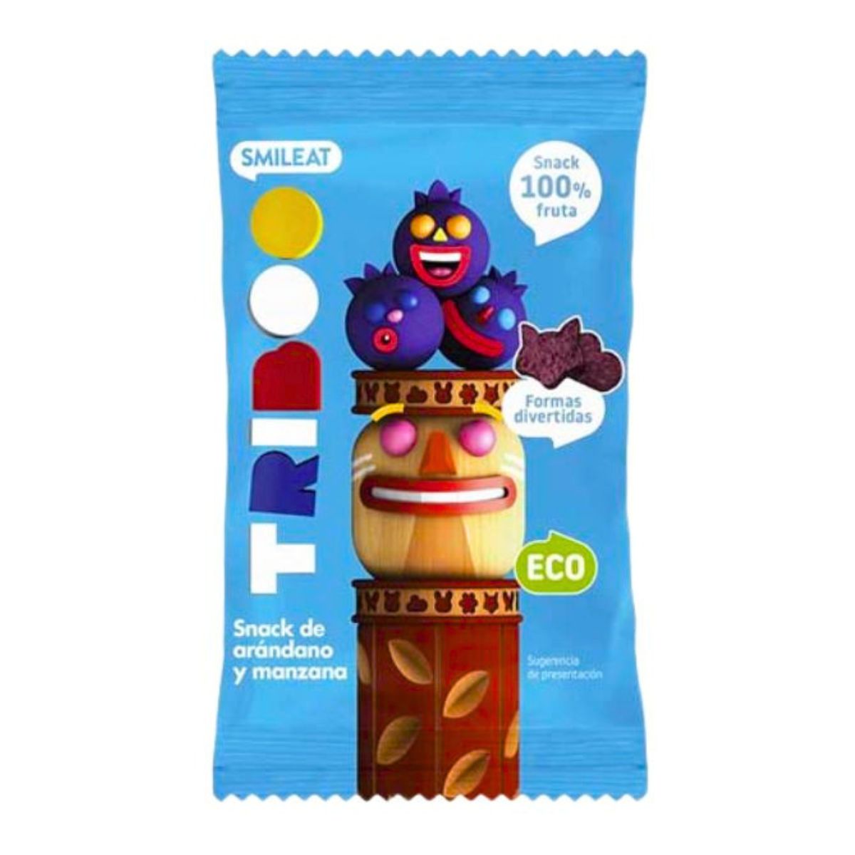 Snack de manzana y arándano ECO 25g, Triboo