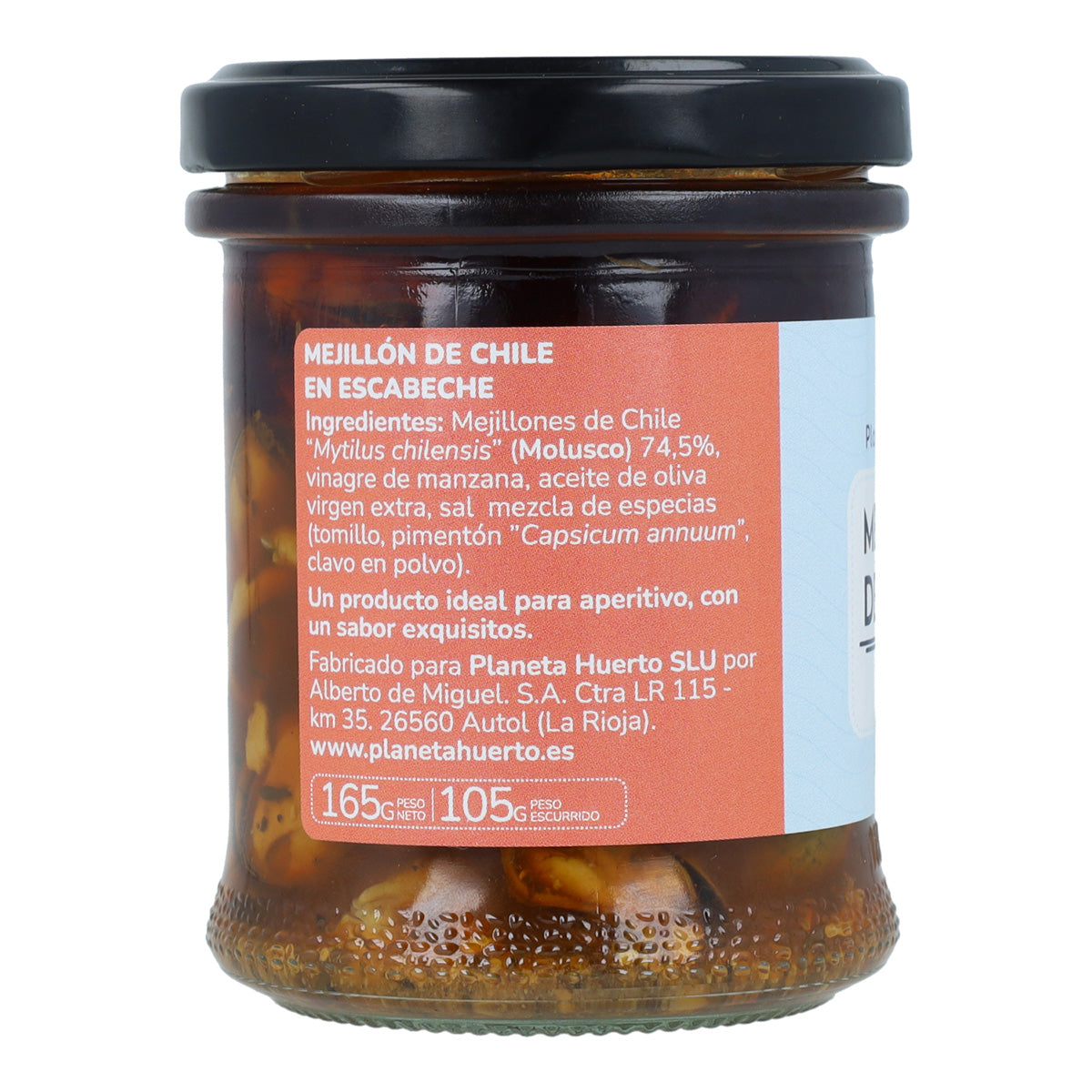 Eingelegte Chili-Muschel Planeta Huerto 165 g