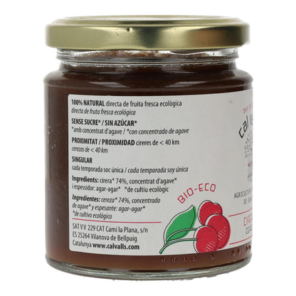 Confiture de cerises ECO Cal Valls, 240 g