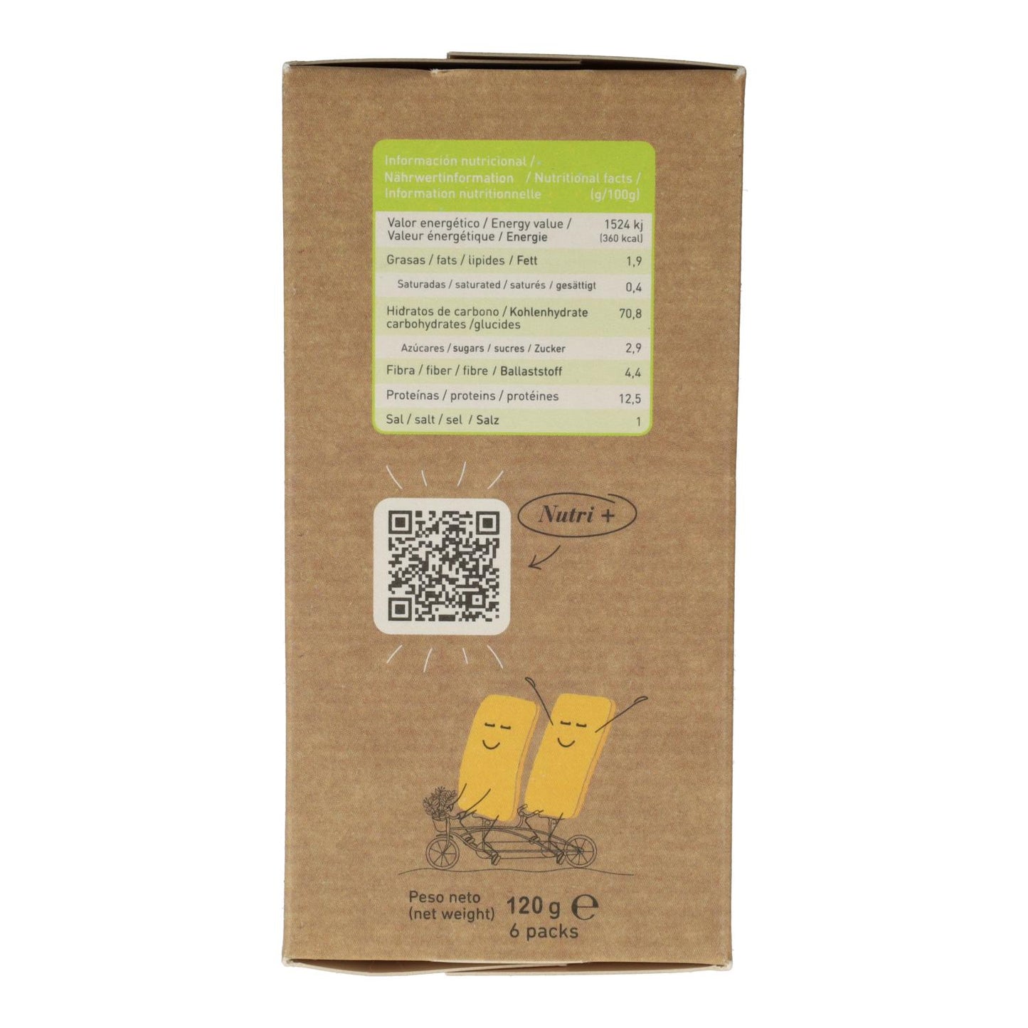 Krakersy z ciecierzycy BIO bezglutenowe Zealia 120 g