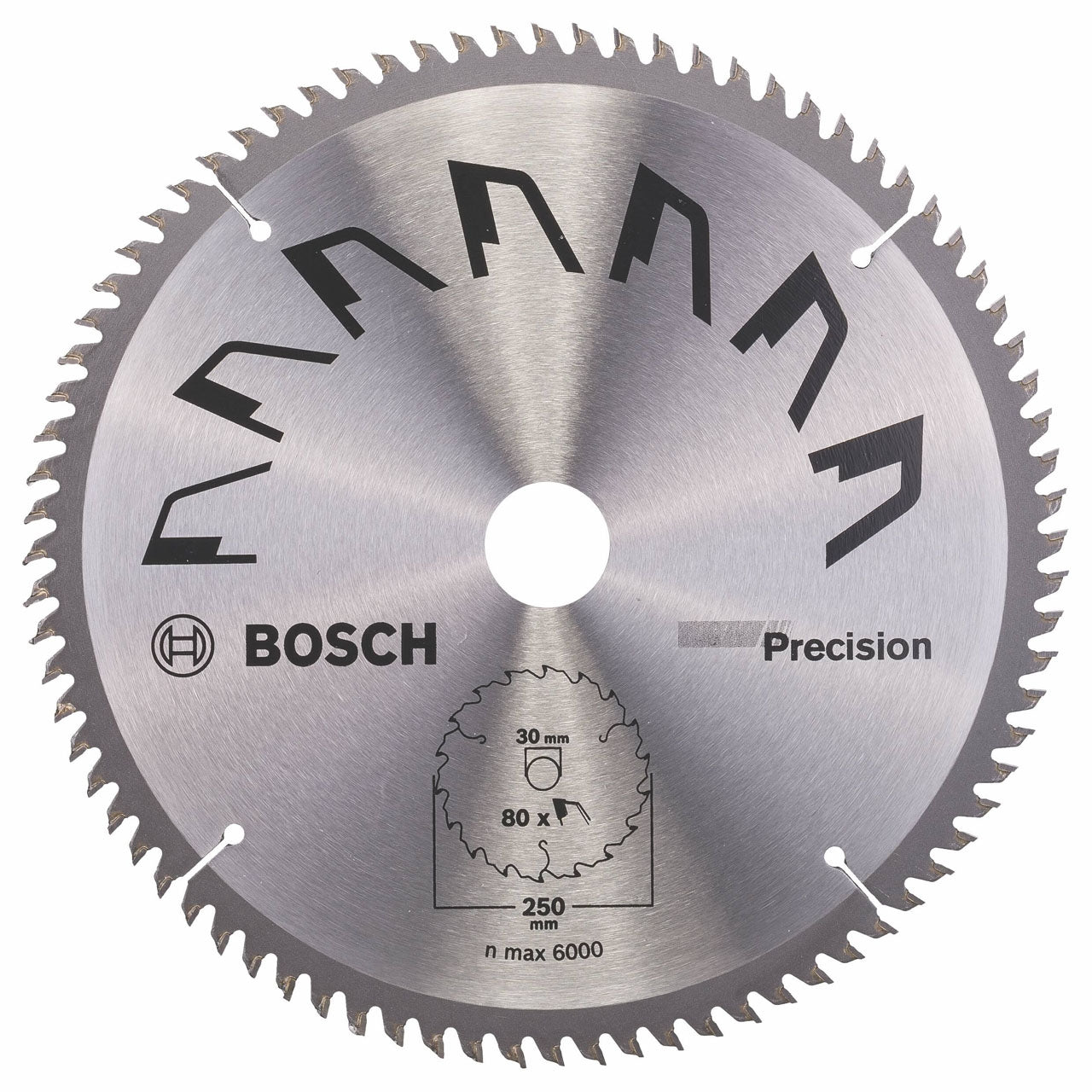 Bosch precision disc for circular saw 250 x 30 mm 80 teeth