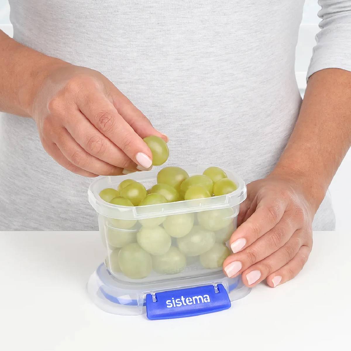 Packung luftdichte Behälter Sistema Klip It+ 3x400 ml