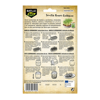 Biologische groene sojabonen voor kiemgroenten Batlle