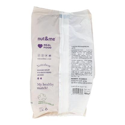 Nut&amp;me Natürliche Pekannüsse 150 g
