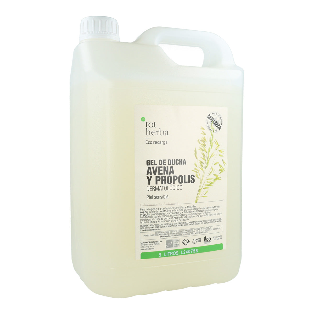 Tot Herba dermatological oatmeal shower gel 5 L