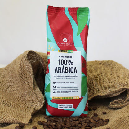 Pack 4x Café molido Eco 100% Arábica Planeta Huerto 250 g