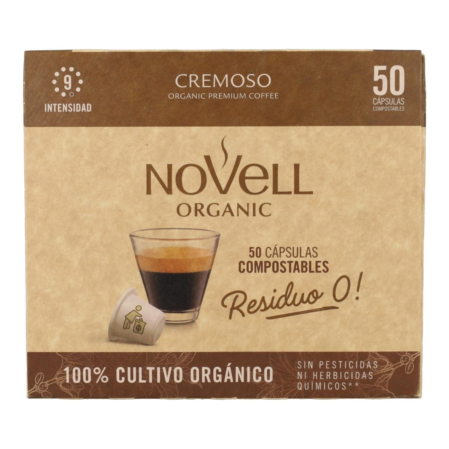 Capsules compostables Cremoso Nespresso 50 capsules