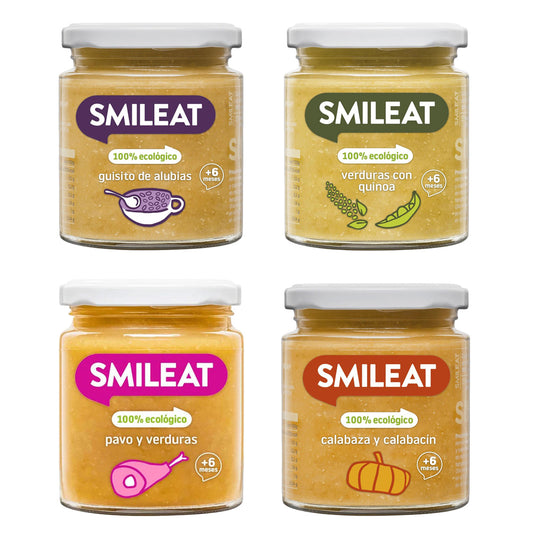 Packung Mix BIO-Gläschen Smileat 4 Stück à 230 g