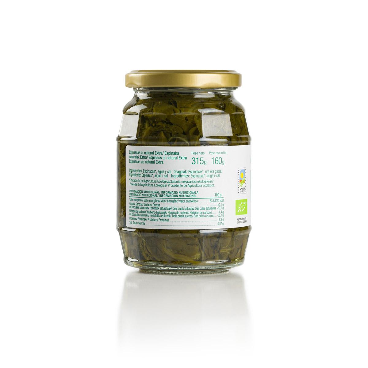 Bio-Naturspinat in Dosen Ékolo 315 g