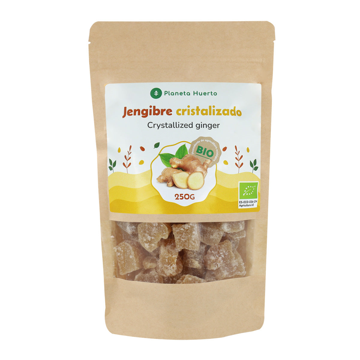 Zenzero cristallizzato ECO Planeta Huerto 250 g