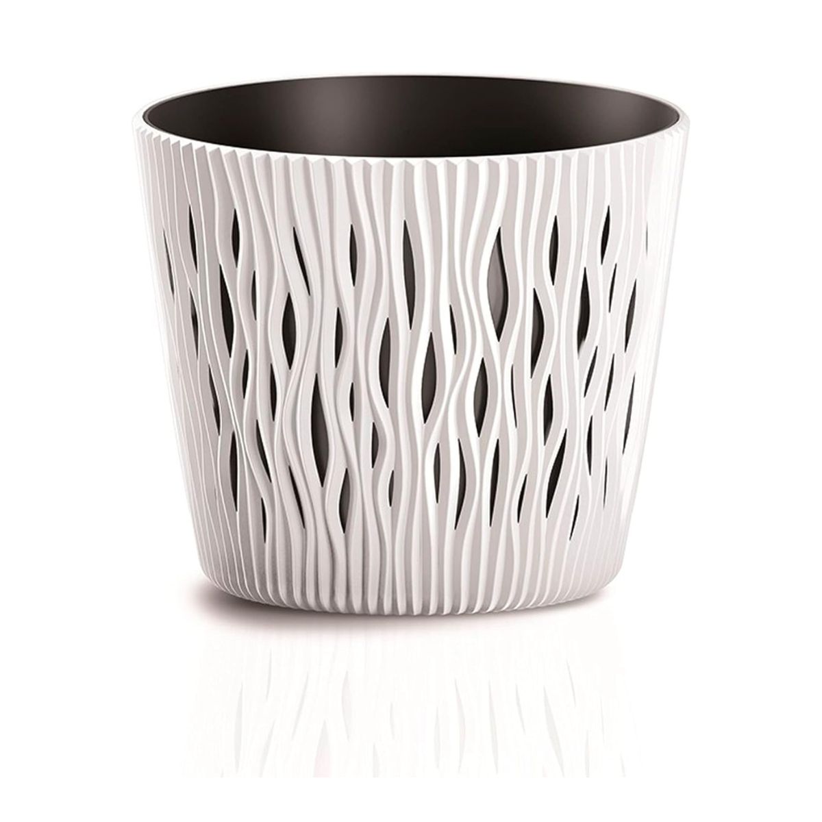 Pot Duna avec insert blanc D 22 x 19