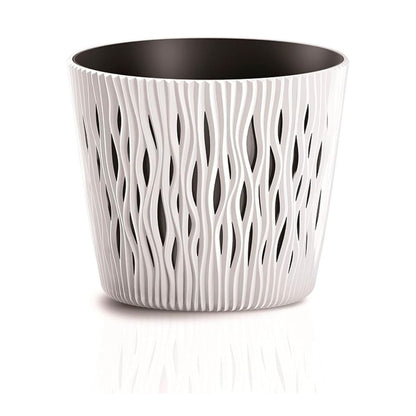 Pot Duna avec insert blanc D 22 x 19