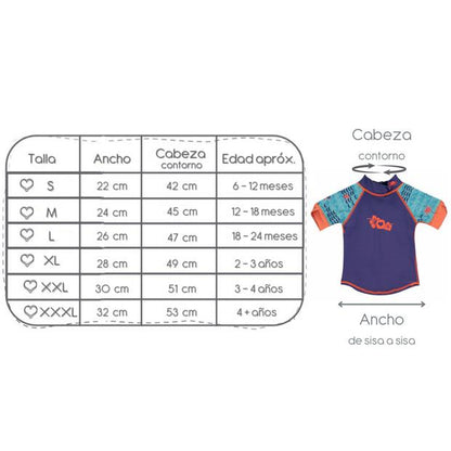 Albatross UV swim shirt L