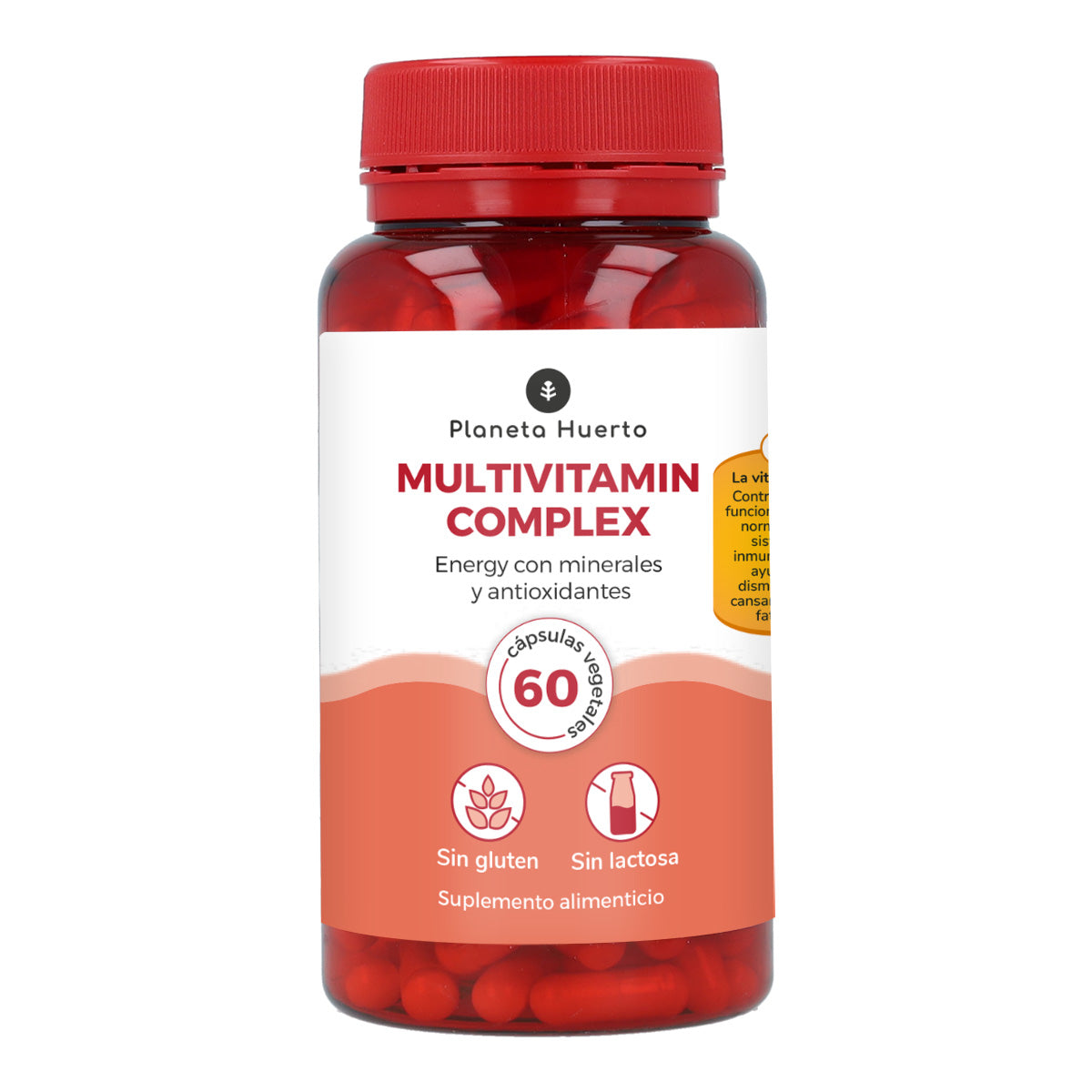 Packung mit 2 Multivitamin-Komplexen Planeta Huerto 60 Kapseln