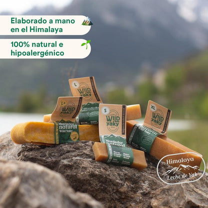 Mordant Wild Yaky Golden Barre au lait de yak de l'Himalaya et au curcuma Wild Balance 1 unité M+