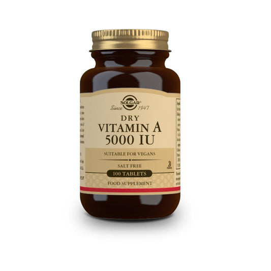 Vitamine A sèche 5000 UI palmitate, 100 comprimés (5000 UI)