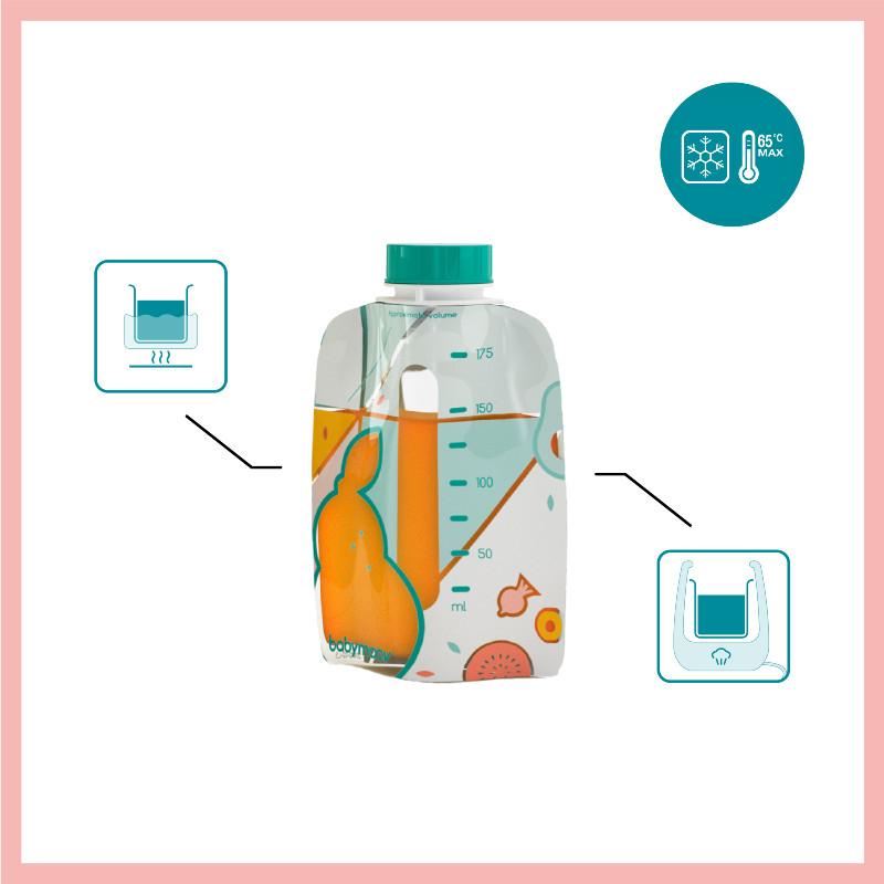 Trinkflaschen Foodii Kit Babymoov