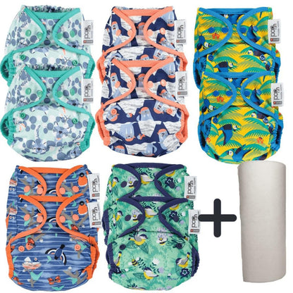 10er-Pack Pop-in-Klammern