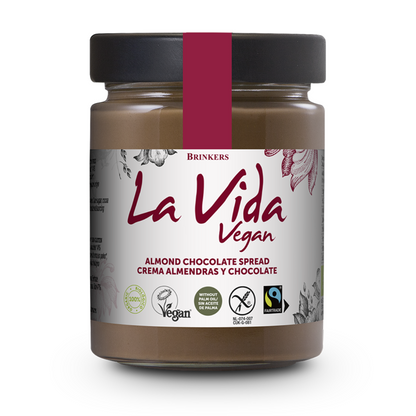 Vegane Schokoladen-Mandelcreme La Vida Vegan, 270 g