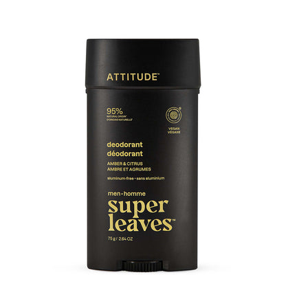 Dezodorant Super leaves men Amber & Citrus