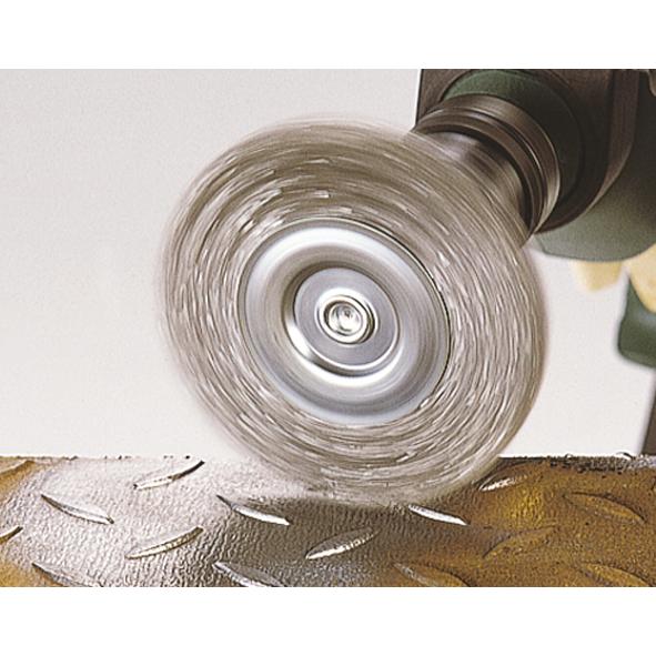 1 Wolfcraft-Scheibenbürste für Bohrmaschine Ø 75 x 7 mm