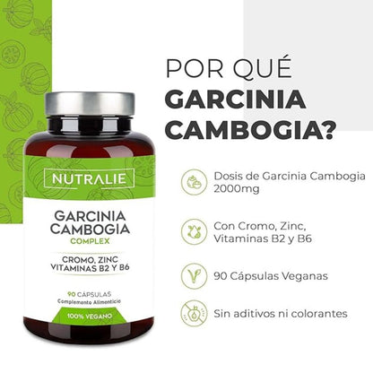 Nutralie Garcinia Cambogia + Krom + Zink + Vit B2 och B6 90 kapslar