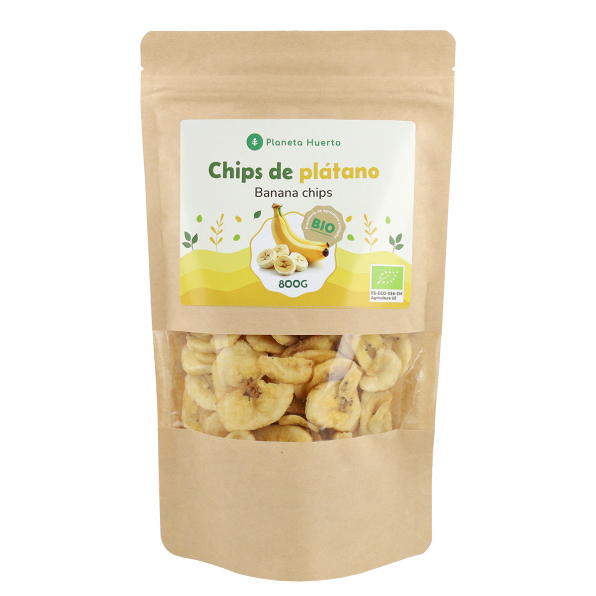 Chipsy bananowe ECO Planeta Huerto 800 g