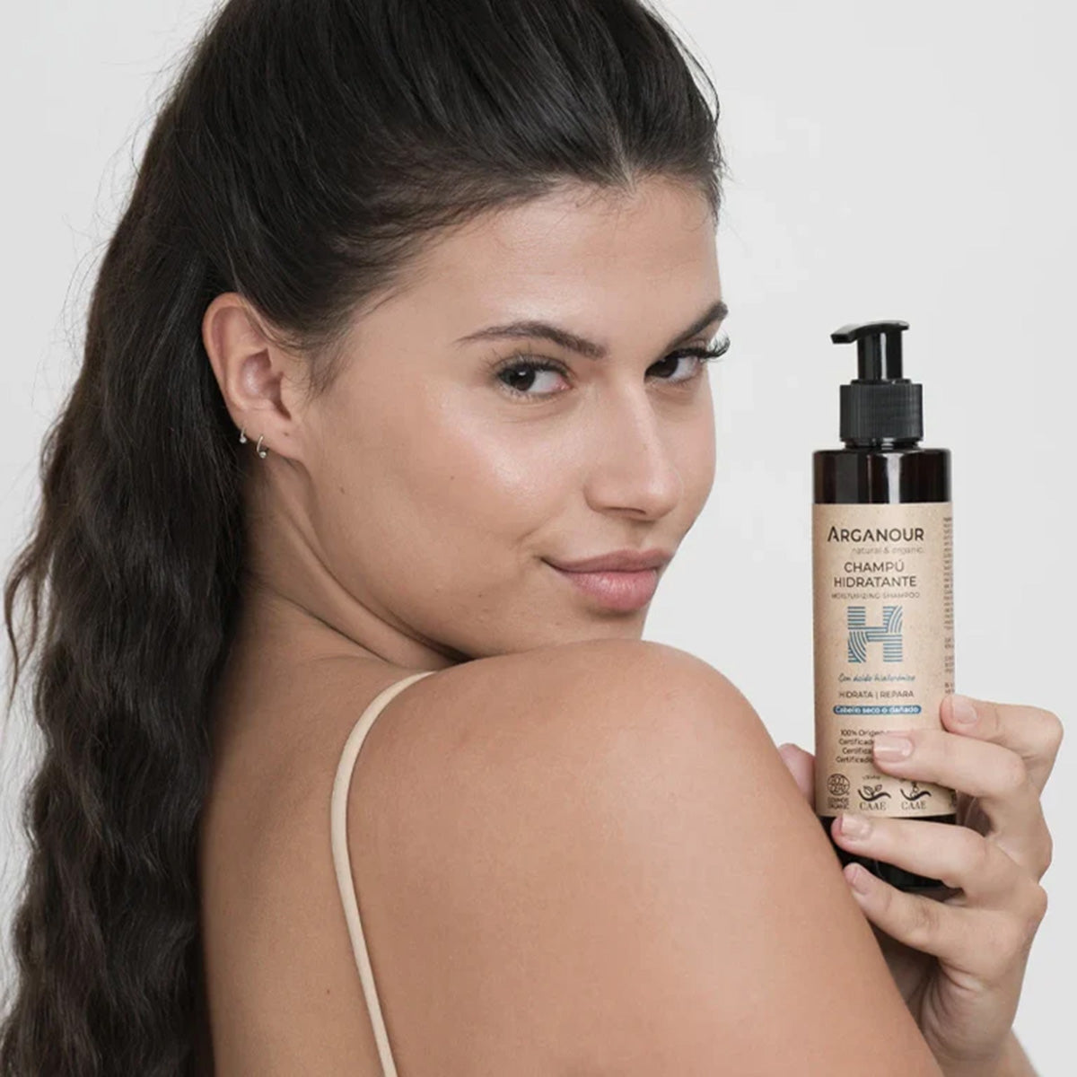 Feuchtigkeitsspendendes Shampoo ohne Sulfate 200 ml Arganour