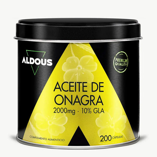 Nachtkerzenöl Perlen 2000 mg Aldous Bio 200 Weichkapseln