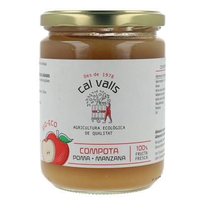 Compote de pommes ECO Cal Valls, 400 g