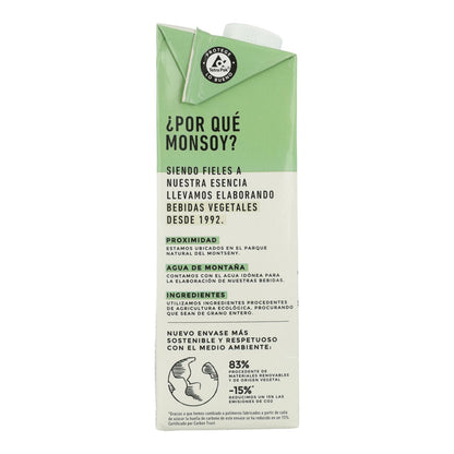 6er-Packung Monsoy Bio-Sojagetränk, 1 Liter