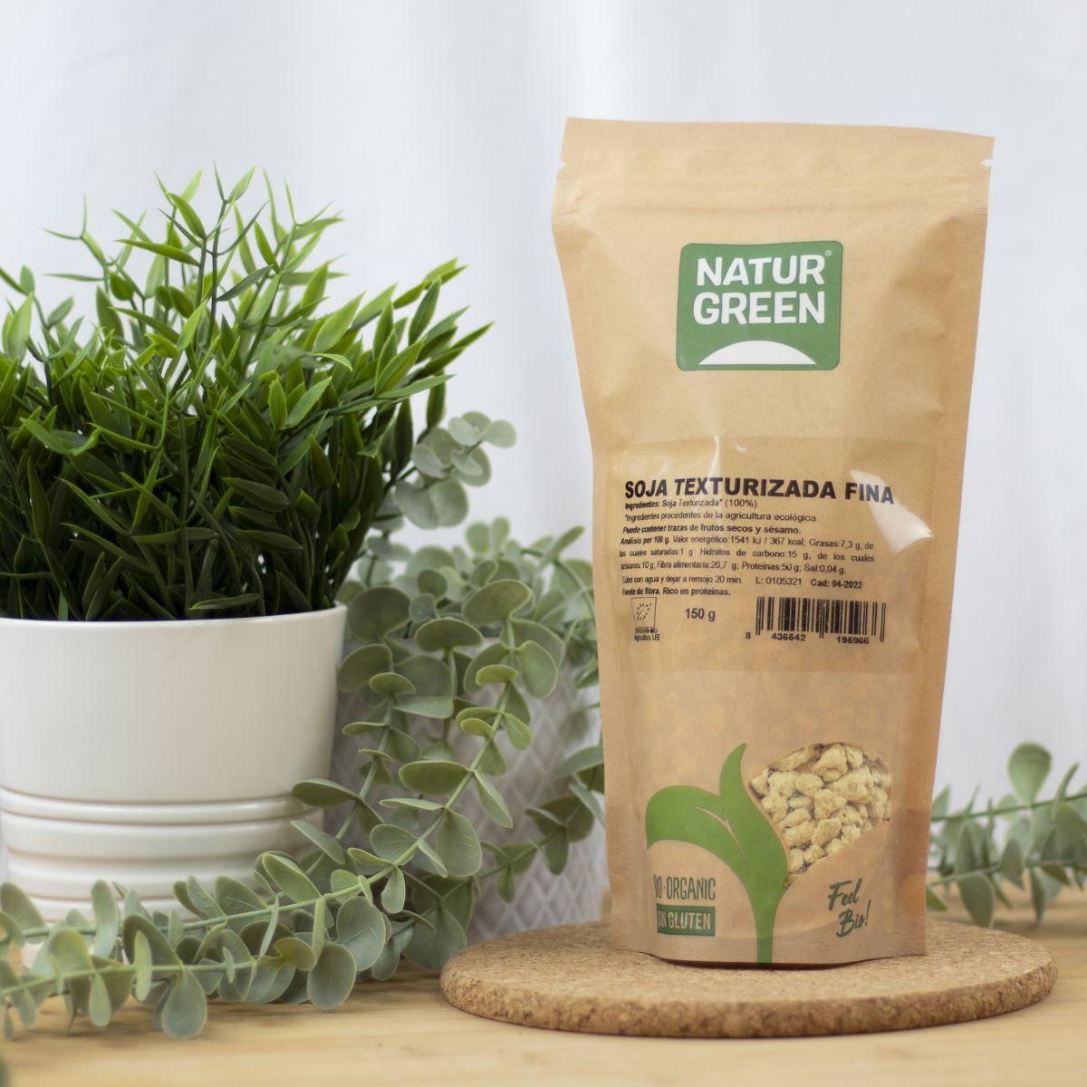 Naturgreen Sojabohnen mit feiner Textur, 150 g