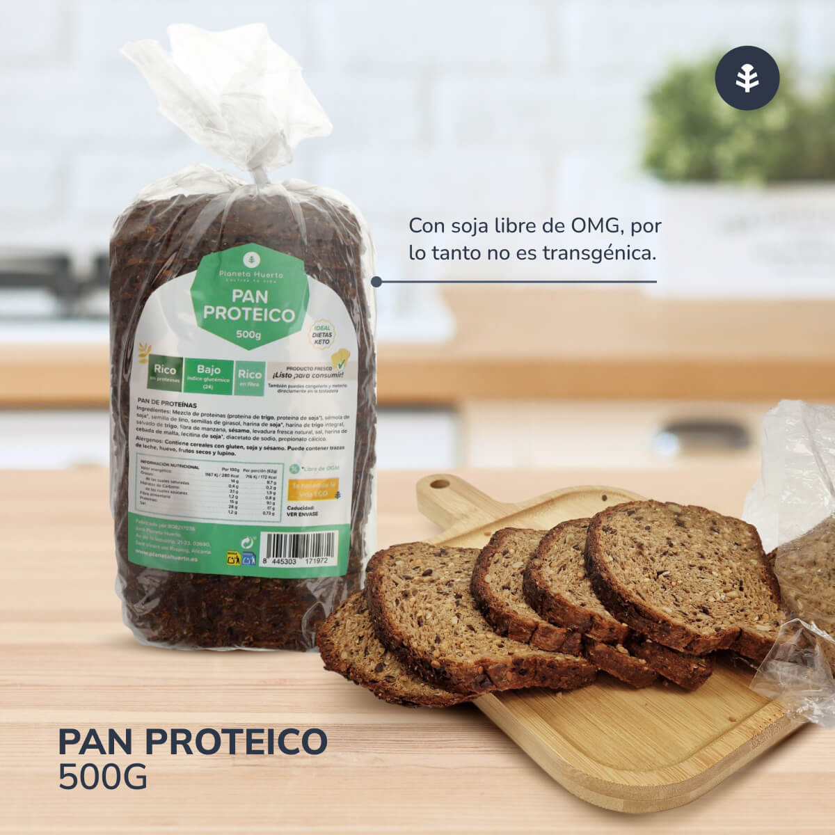 Proteinbröd Planeta Huerto 500 g