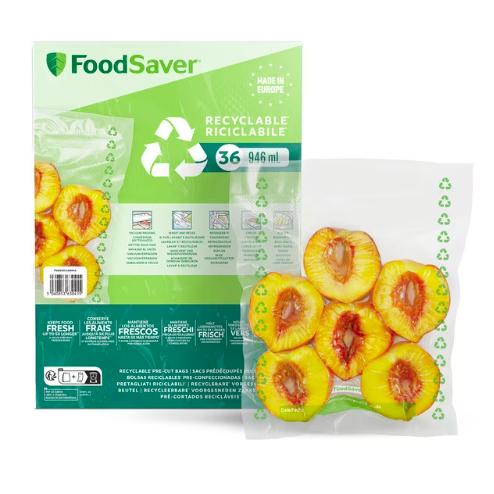 36 vacuümzakken 100% recyclebaar 0,94 l FoodSaver