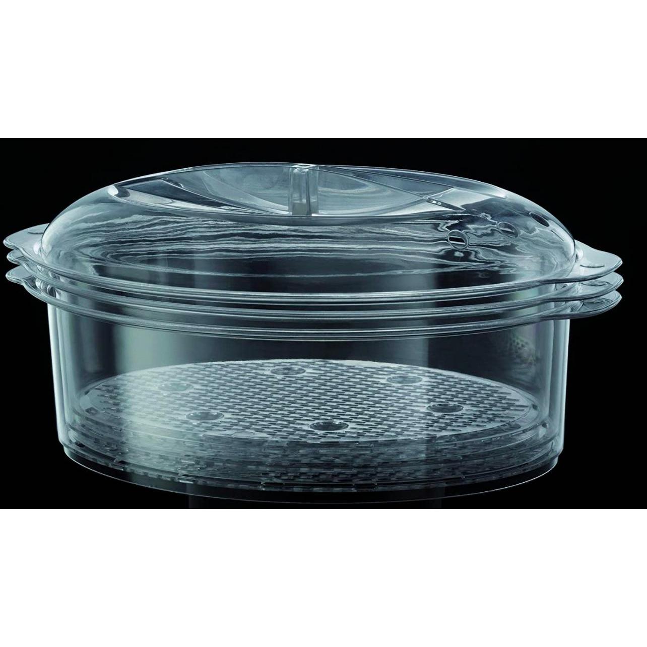 Stoompan met 3 bakjes Cook@Home Russell Hobbs