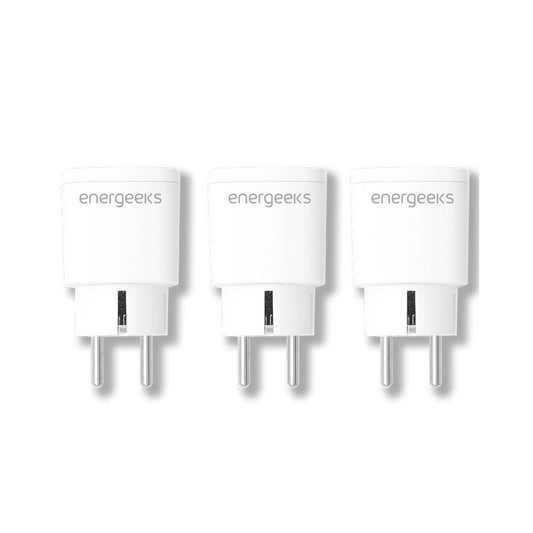 Lot de 3 prises wifi intelligentes avec compteur de consommation Energeeks