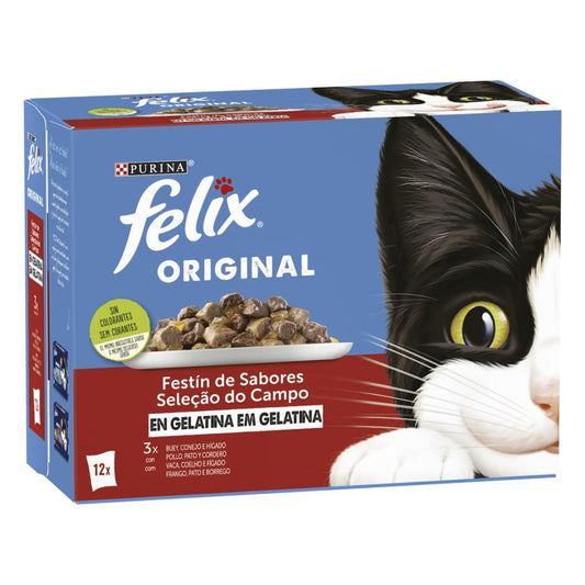 FELIX Original Festín de Sabores w galaretce 12 x 85 g
