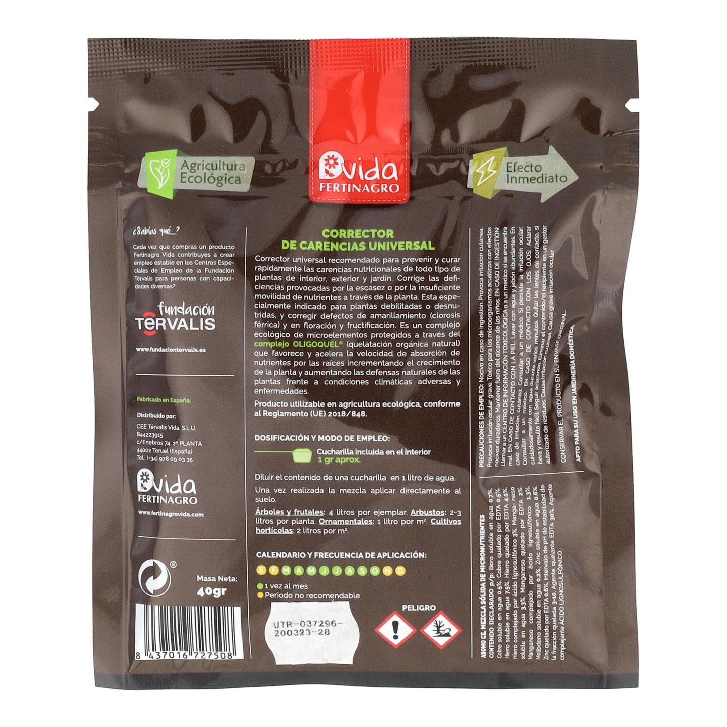 Fertinagro Organic Universal Deficiency Corrector 40 g