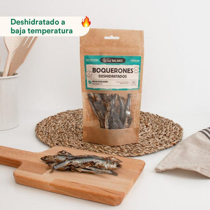 Natürlicher Snack Wild Balance getrocknete Sardellen 40 g