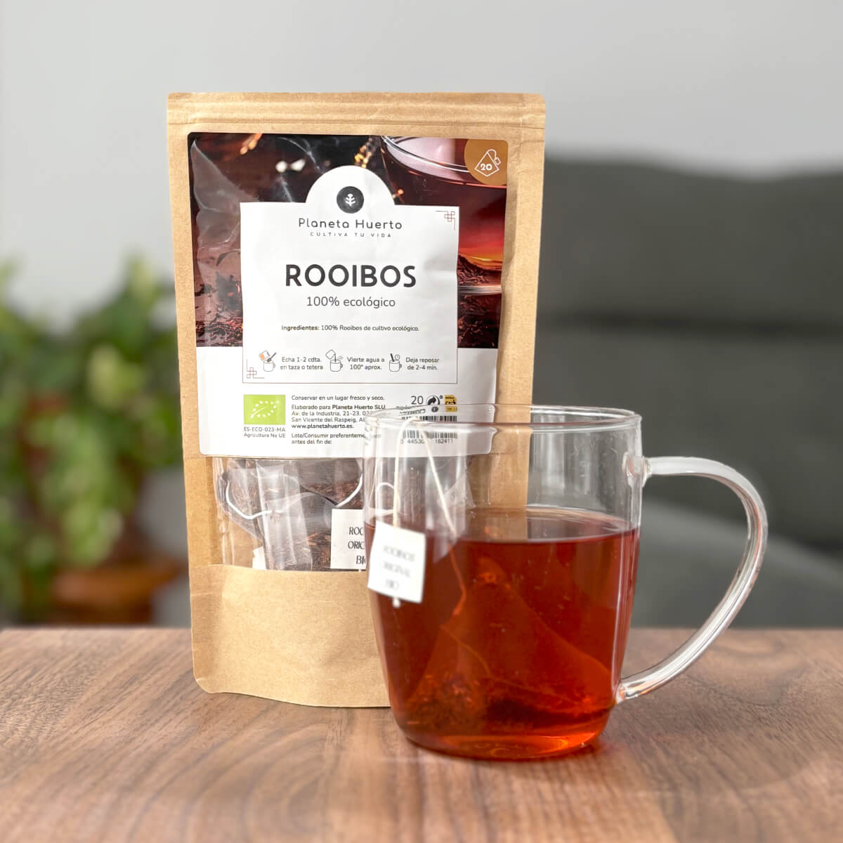 Rooibos Original ECO Rooibos Planet Garden 20 Pyramiden