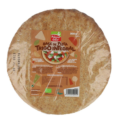 Base per pizza integrale di grano biologico (2 basi) La Finestra sul Cielo 300 g
